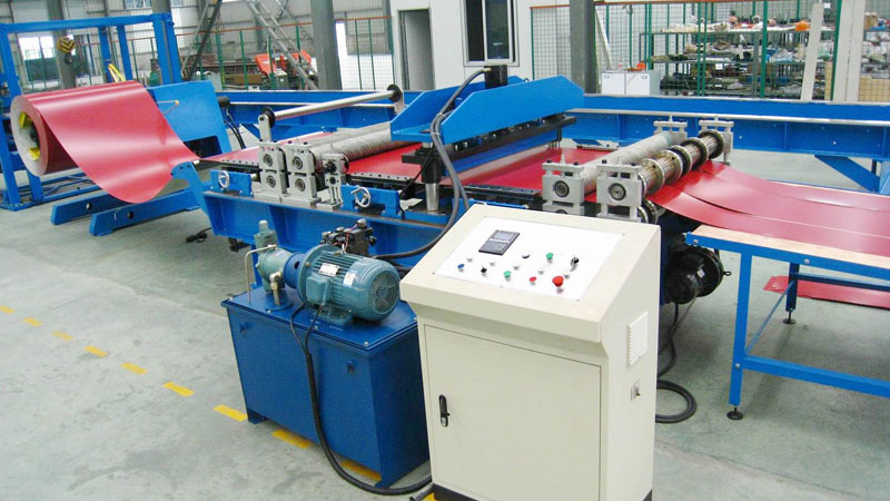 Simple Cut to Length and Slitting Machine